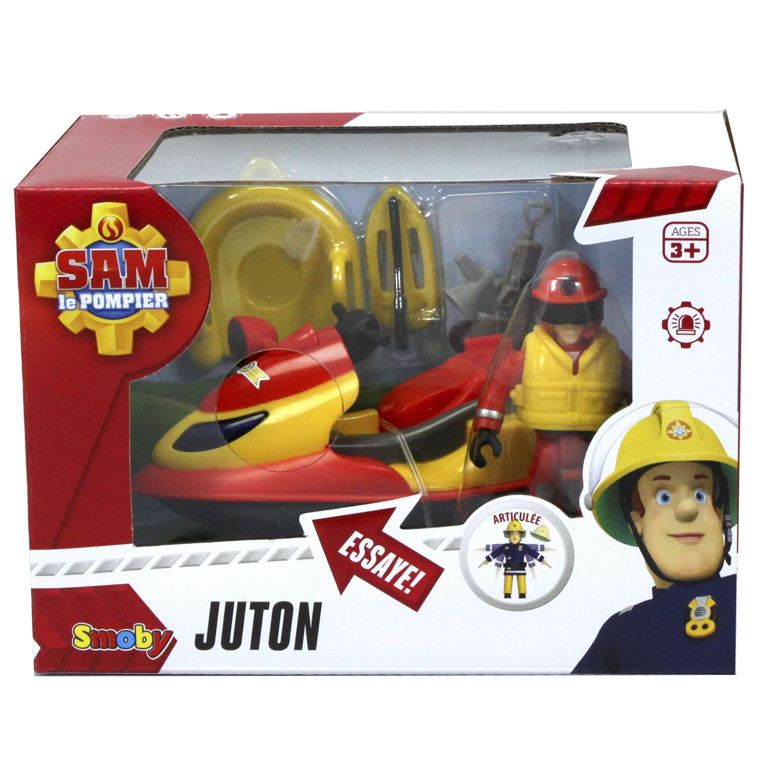 Гидроцикл Fireman Sam со светом акс + фигурка 9251662 - фото 2