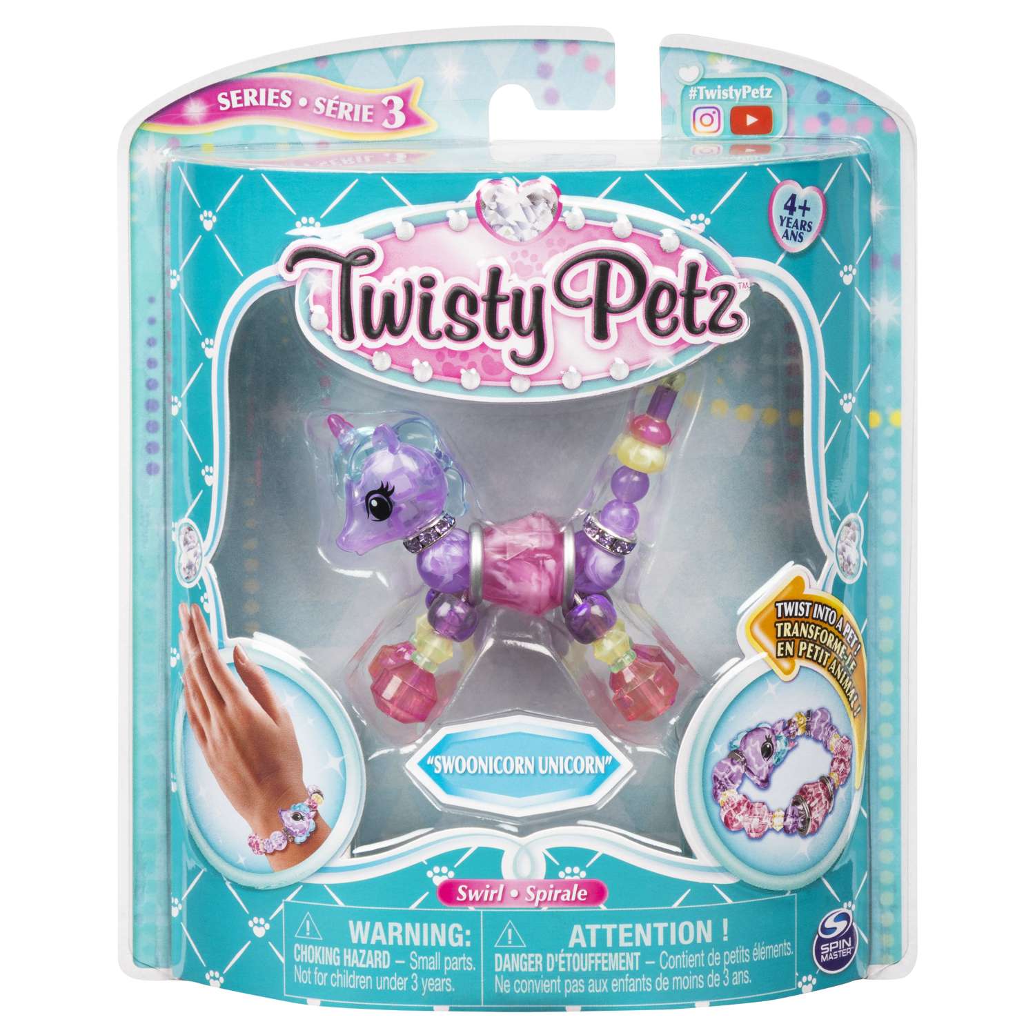 Набор Twisty Petz Фигурка-трансформер для создания браслетов Swoonicorn Unicorn 6044770/20121567 - фото 1