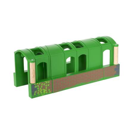 Железная дорога деревянная BRIO Тоннель-трансформер из 3х секций