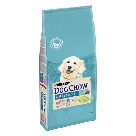 Корм для щенков Dog Chow с ягненком 14кг