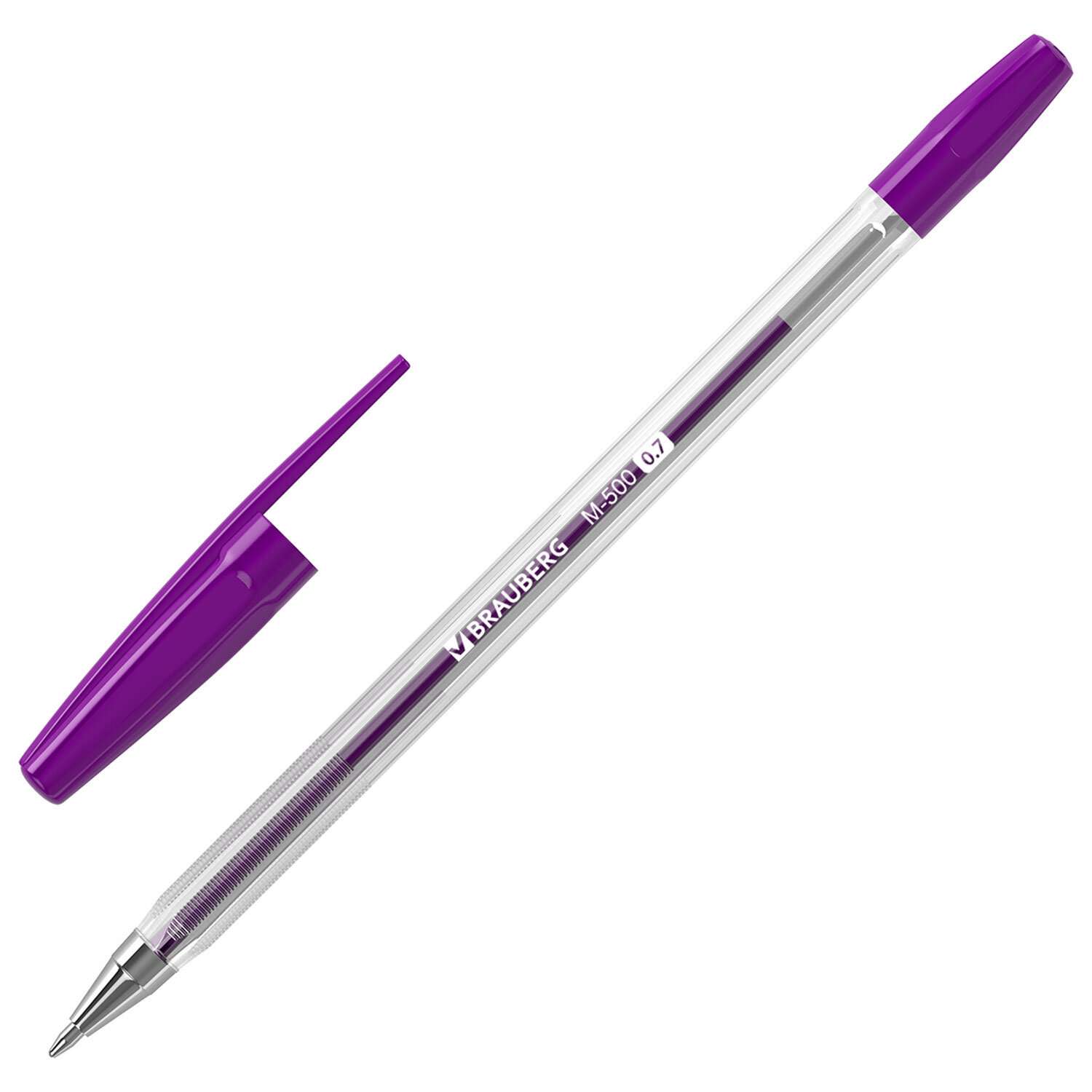 Ручки шариковые Brauberg цветные набор 10 штук тонкие для школы - фото 14