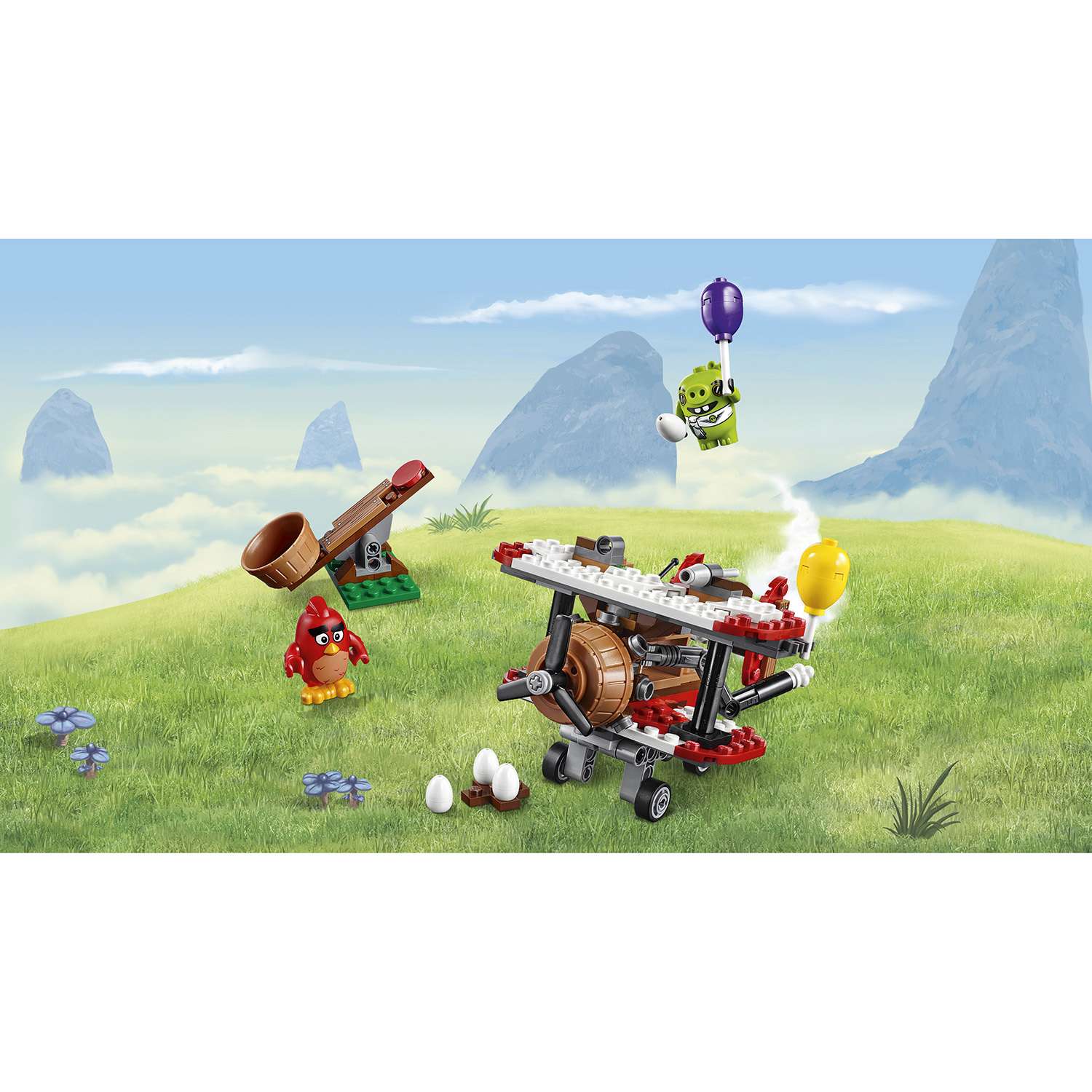 Конструктор LEGO Angry Birds Самолетная атака свинок (75822) - фото 5