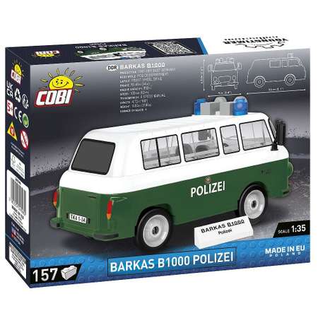 Конструктор COBI Микроавтобус Barkas B1000 Polizei 157 деталей