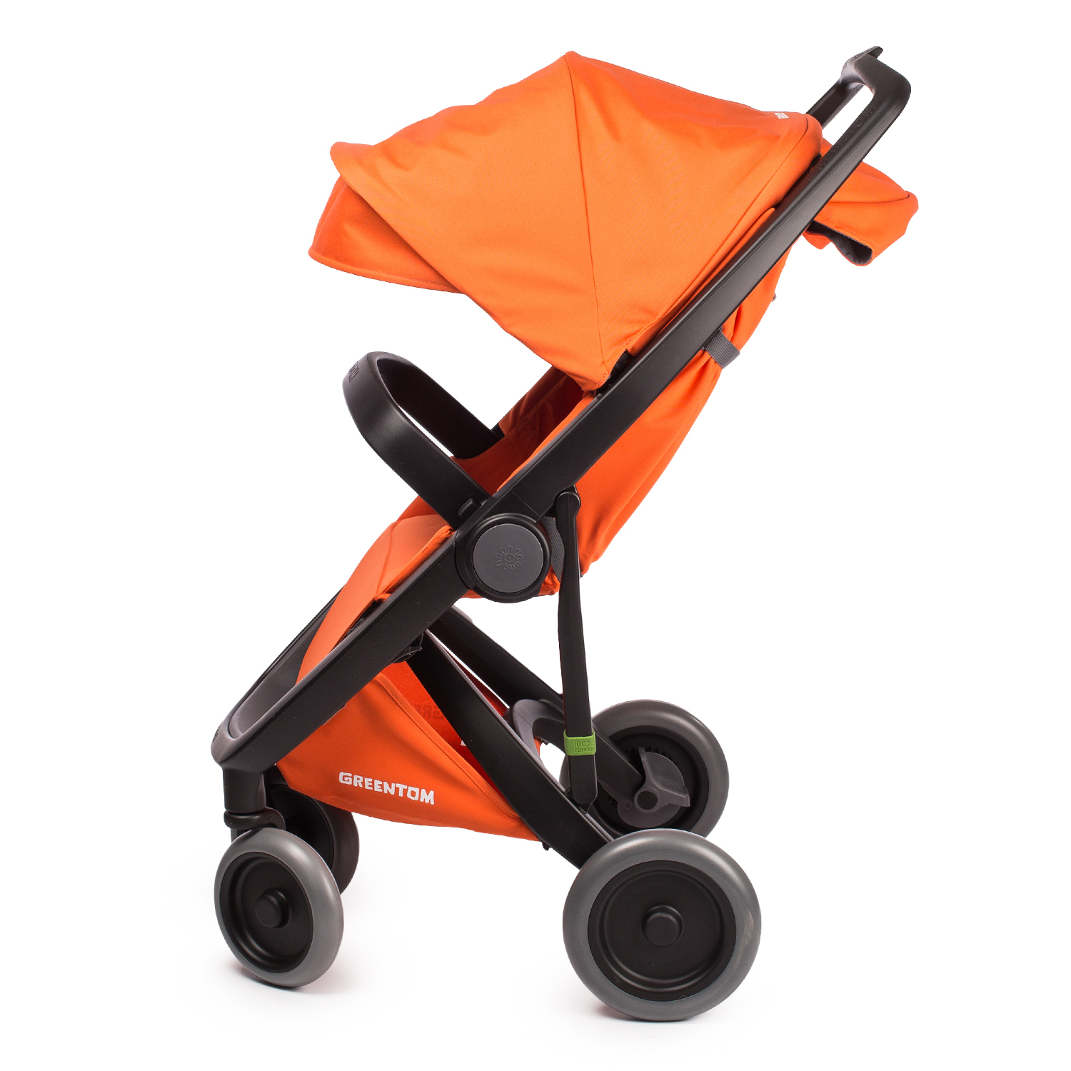 Прогулочная коляска Greentom Upp Classic Orange - фото 8