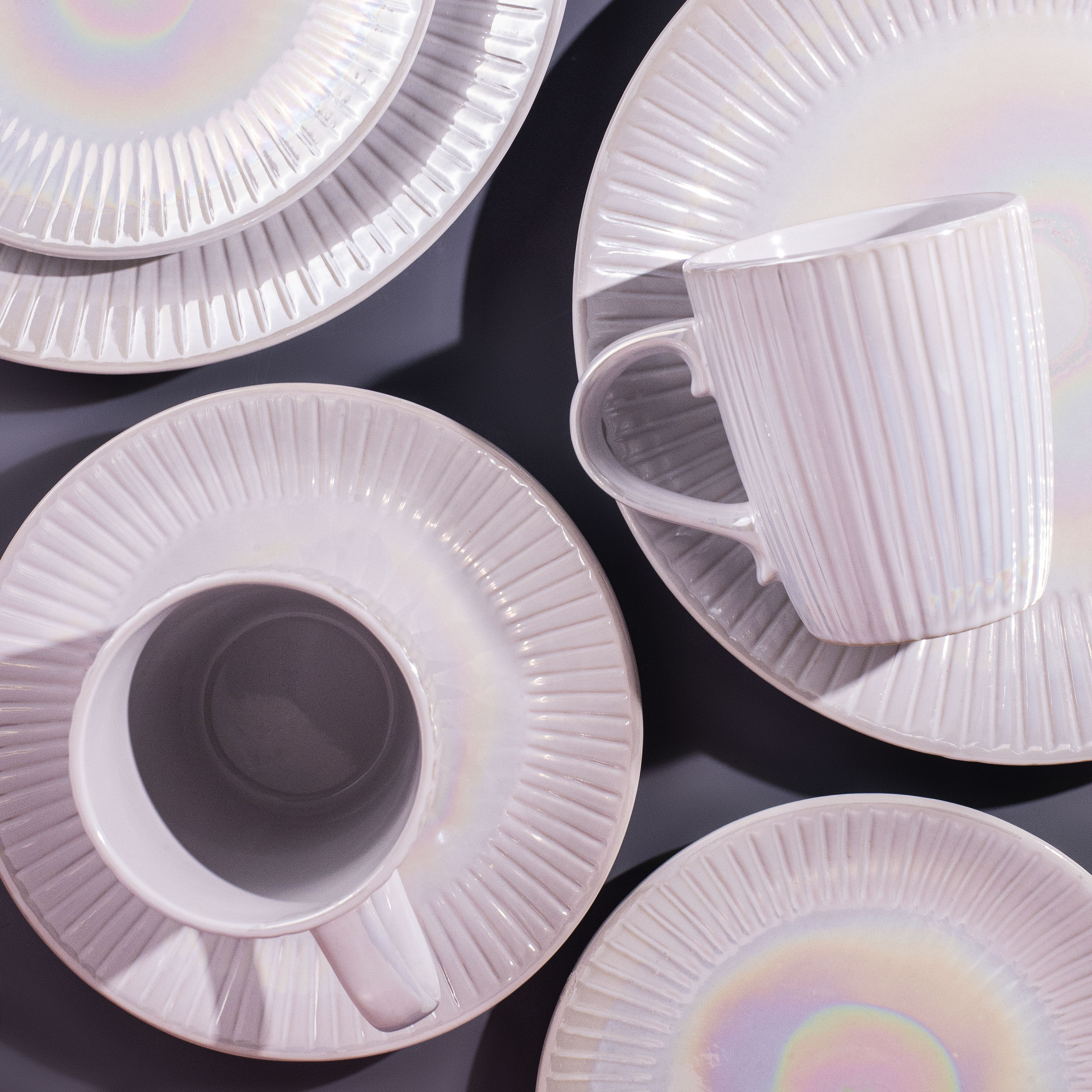 Набор столовой посуды Good Sale керамический 16 предметов - фото 8