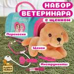 Игровой набор доктора Fluffy Family Ветеринар с плюшевой собакой