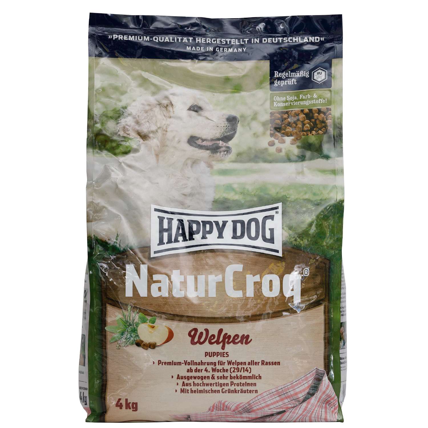 Корм для щенков Happy Dog Premium NaturCroq Welpen 4кг - фото 1