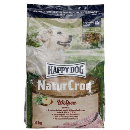 Корм для щенков Happy Dog Premium NaturCroq Welpen 4кг