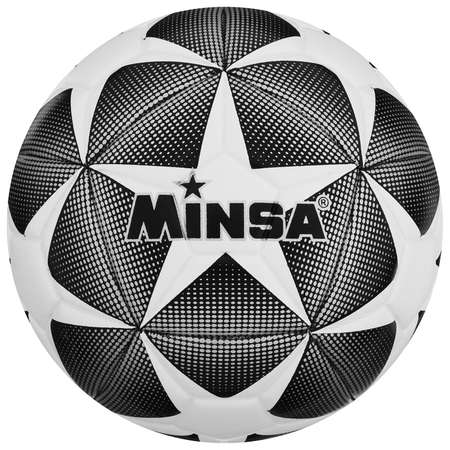 Мяч MINSA футбольный PU. машинная сшивка. 32 панели. размер 4. 380 г
