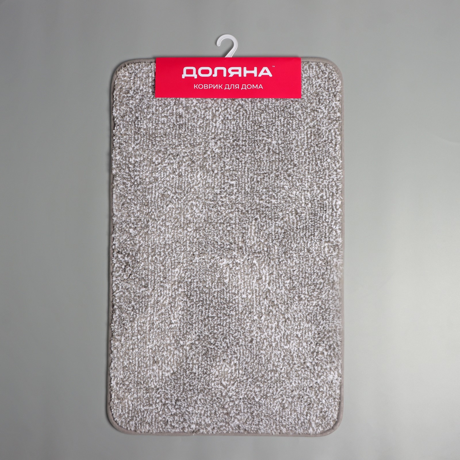 Коврик Доляна для ванной «Нина» 50×80 см ворс короткий цвет серый - фото 7