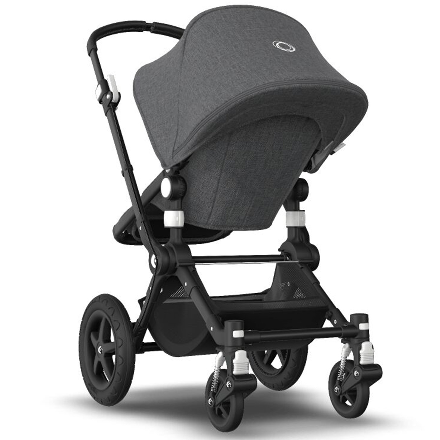 Коляска 2в1 Bugaboo Cameleon3 Plus Complete Black-Grey Melange 239165GM01 - фото 7