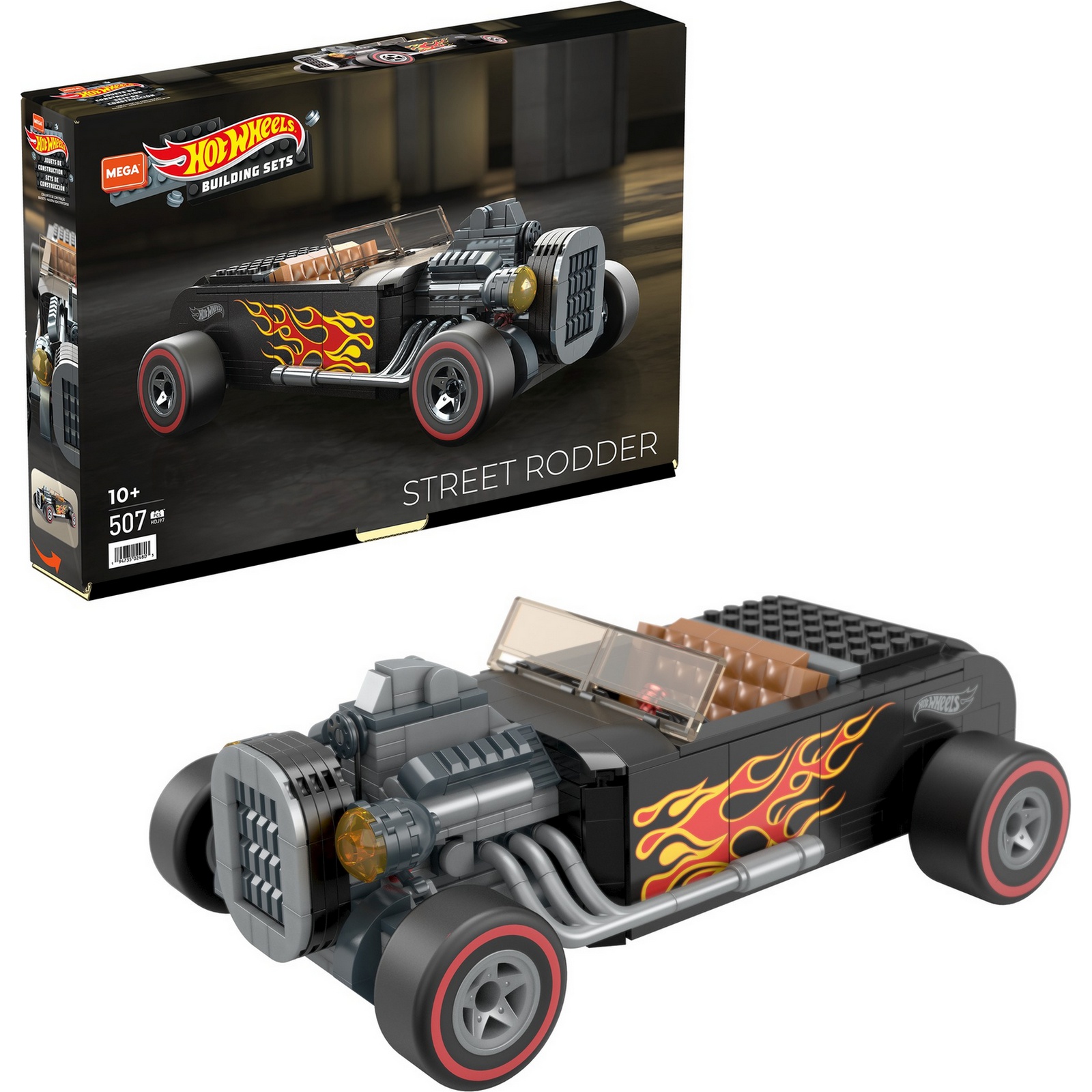 Конструктор Mega Construx Hot Wheels Уличный гонщик коллекционный HDJ97 - фото 5