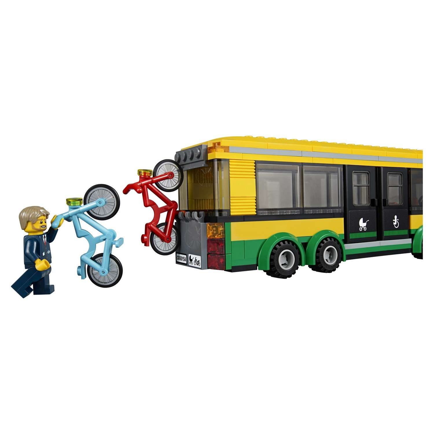 Конструктор LEGO City Town Автобусная остановка (60154) - фото 12