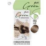 Краска для волос безаммиачная FARA Eco Line Green 6.0 темно-русый