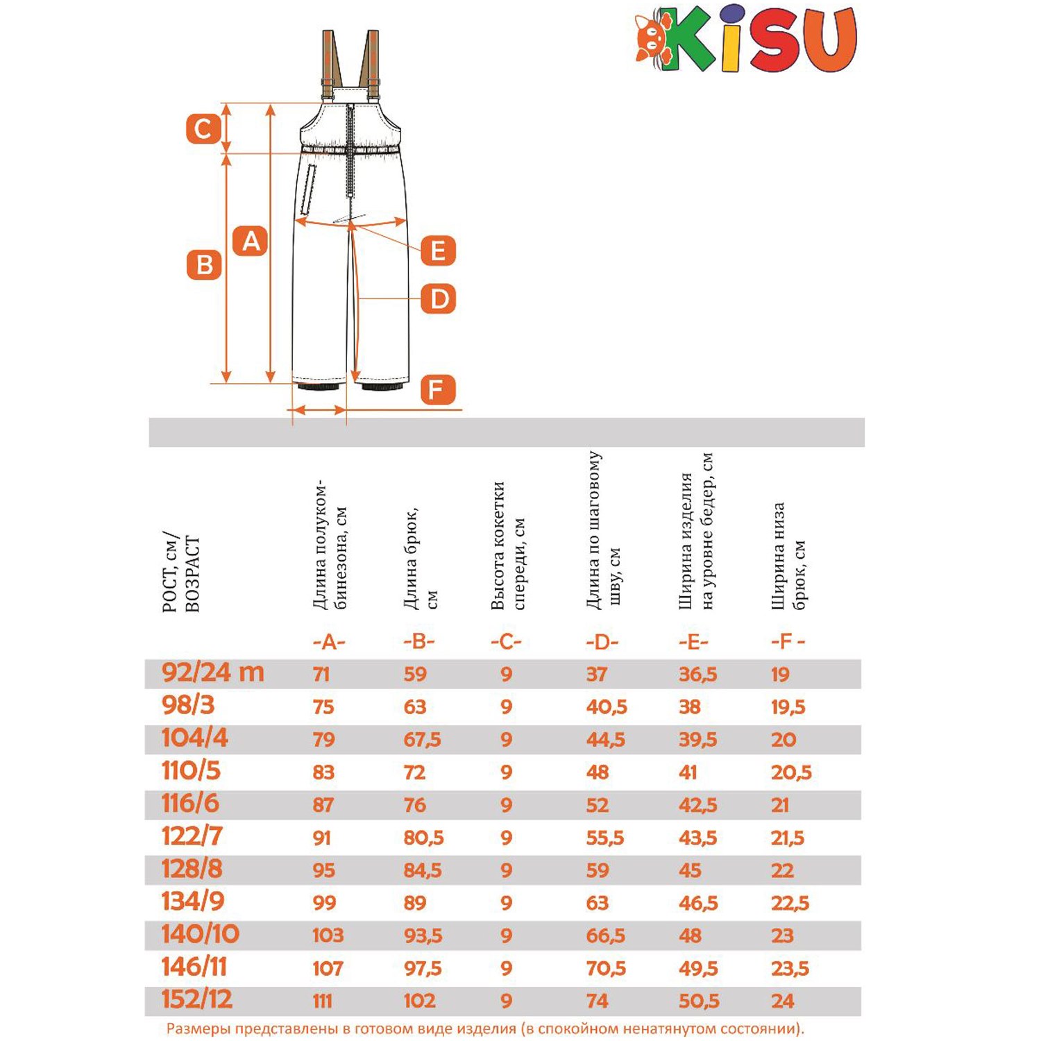 Полукомбинезон Kisu W21-30701J/1201 - фото 4