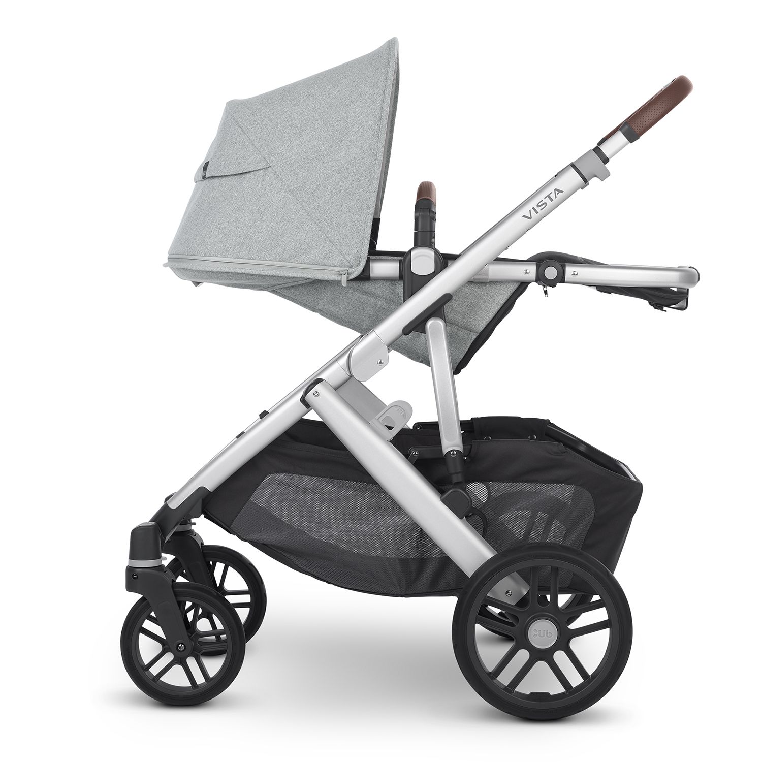 Коляска 2в1 UPPAbaby Vista V2 Stella Серебристый меланж - фото 16