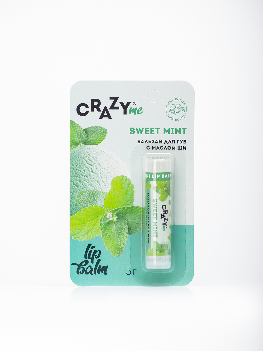 Бальзам для губ CRAZYme Sweet Mint Lip Balm - фото 1