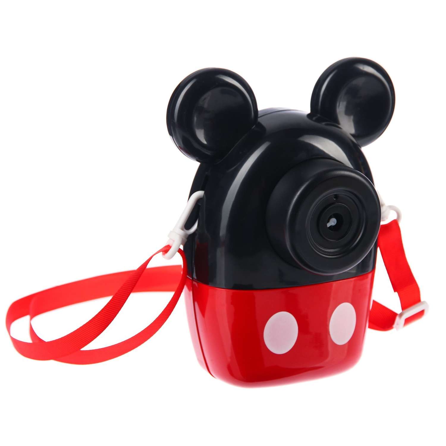 Мыльный фотоаппарат Disney Микки Маус красный - фото 2