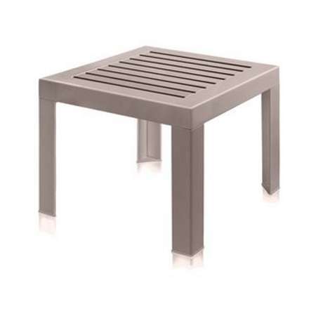 Стол elfplast Для шезлонга серо коричневый 40.5х40.5х34.8 см серо-корич