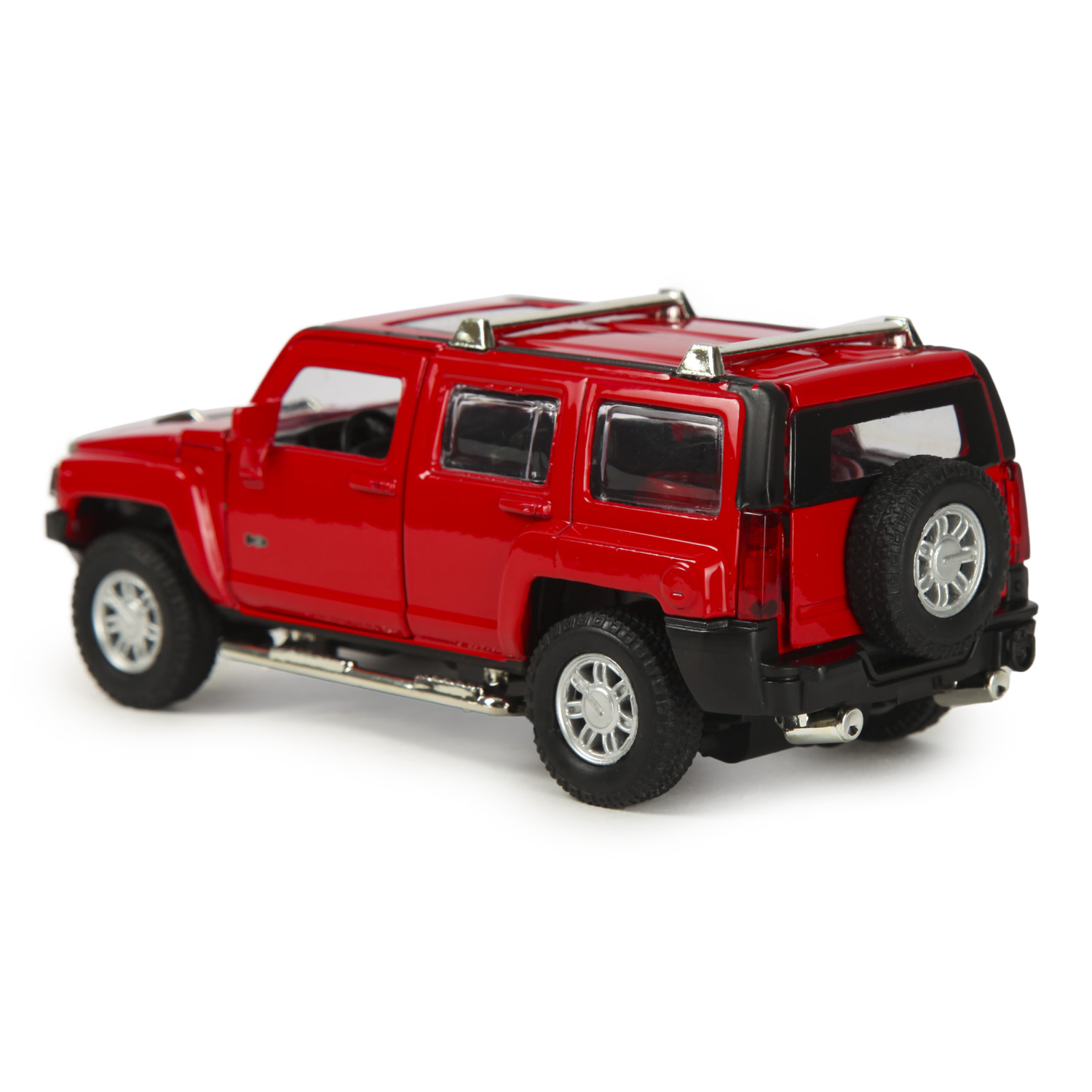 Машинка Mobicaro 1:32 Hummer H3 Красная 68321 68321 - фото 4