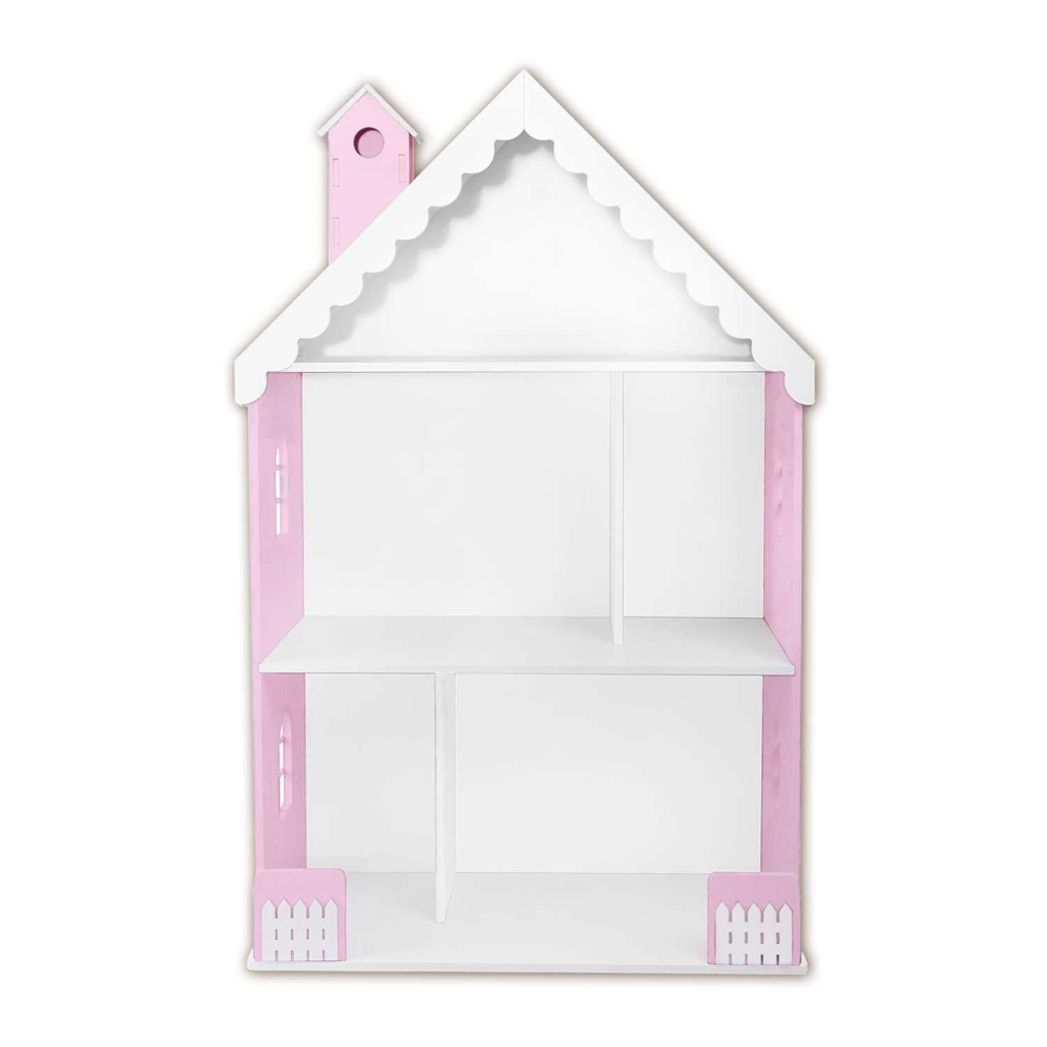 Кукольный дом Pema kids розово-белый Материал МДФ ВероникаРозБел - фото 3