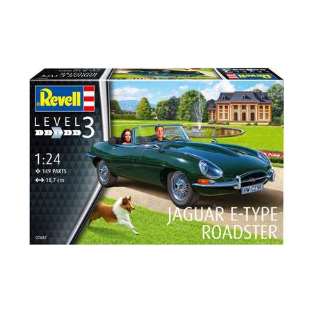 Модель для сборки Revell Автомобиль Jaguar E-Type Roadster