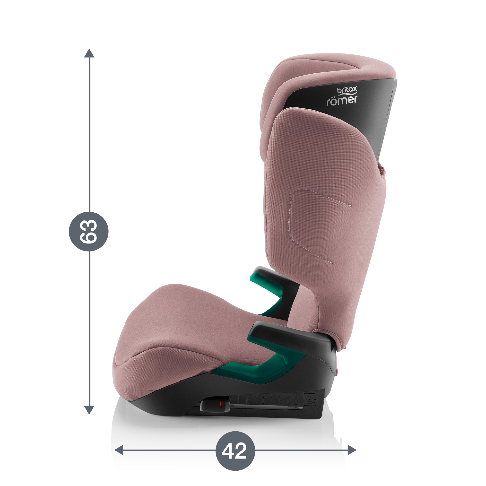 Автокресло Britax Roemer DISCOVERY PLUS 2 Dusty Rose 15 - 36 кг - фото 9