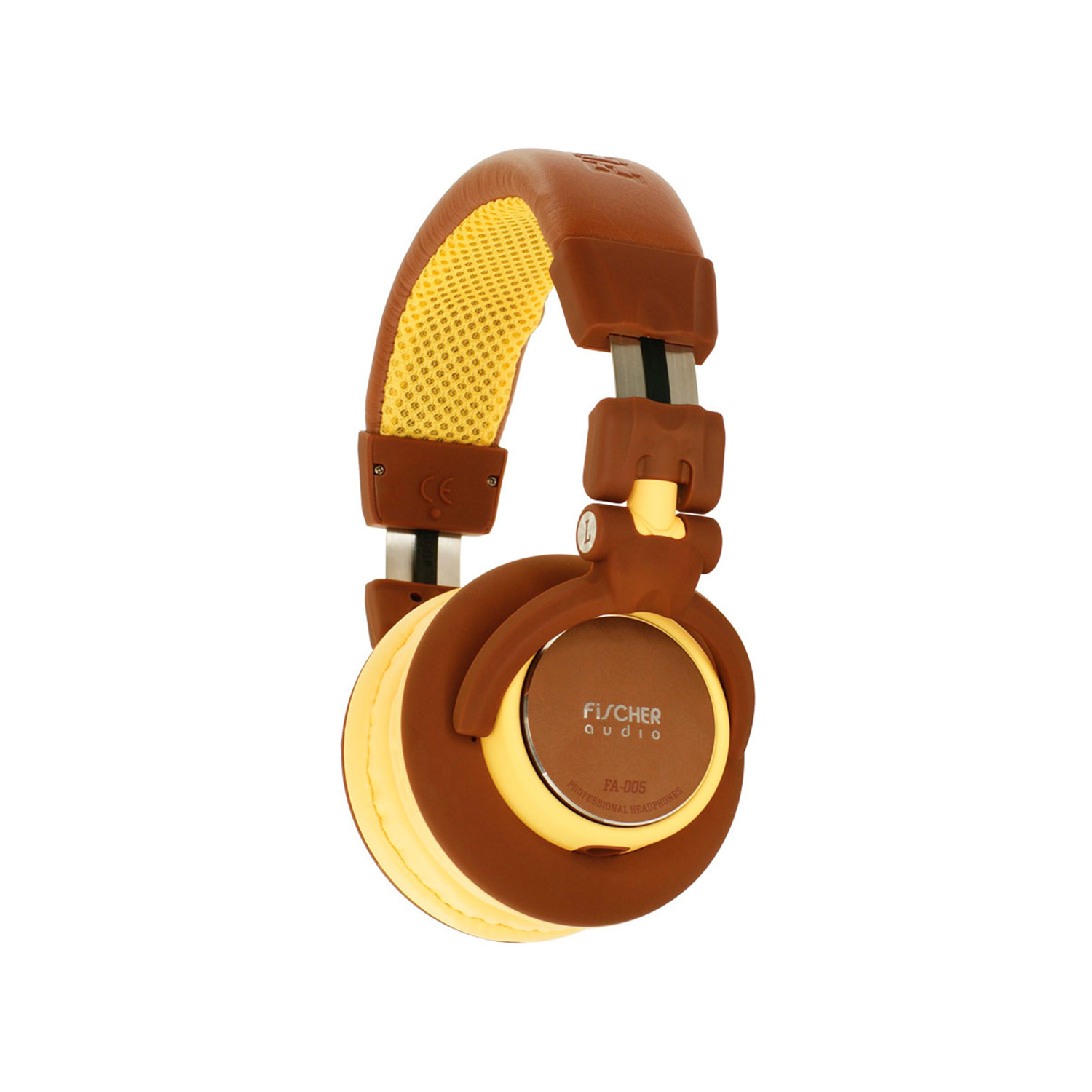 Наушники Fischer Audio FA-005 Brown-yellow - фото 2