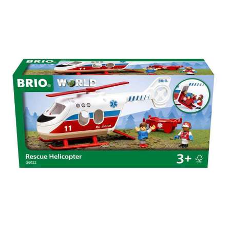 Игровой набор BRIO Cпасательный вертолет 4 элемента