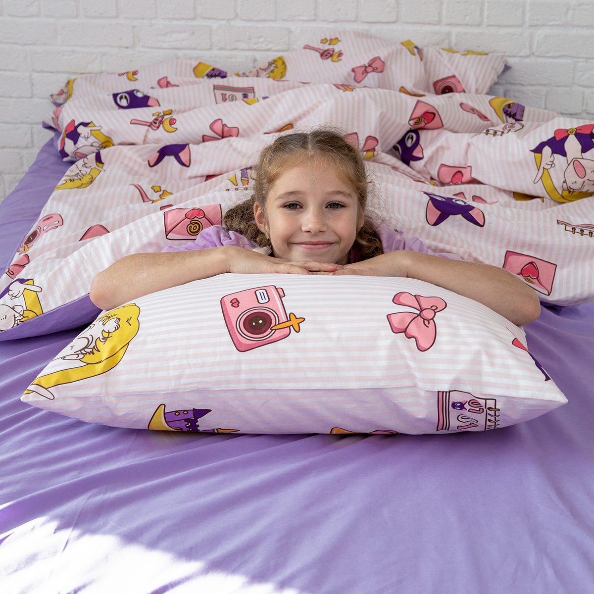 Комплект постельного белья BRAVO kids dreams Аниме 1.5 спальный 3 предмета - фото 3