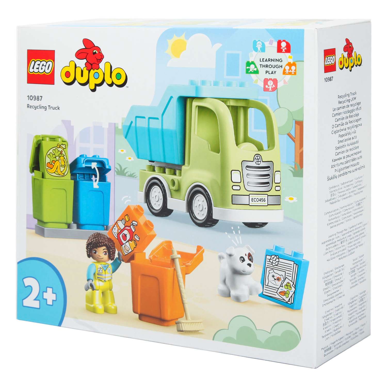 Конструктор LEGO DUPLO Recycling Truck 10987 - фото 8