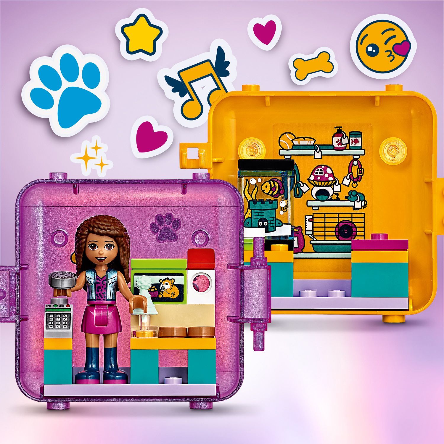 Конструктор LEGO Friends Игровая шкатулка Покупки Андреа 41405 - фото 4