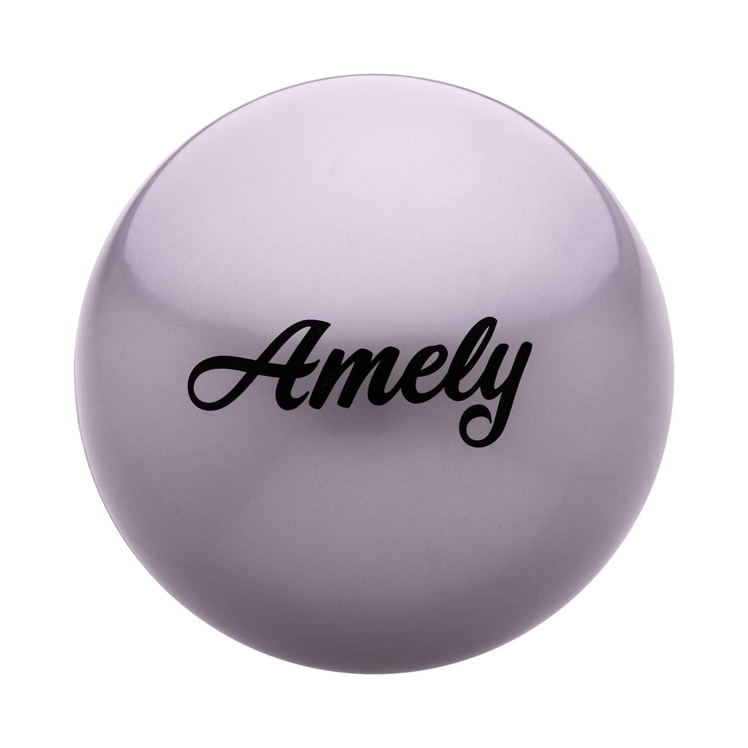 Мяч Amely для художественной гимнастики AGB-101-19-silver - фото 1