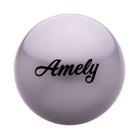 Мяч Amely для художественной гимнастики AGB-101-19-silver