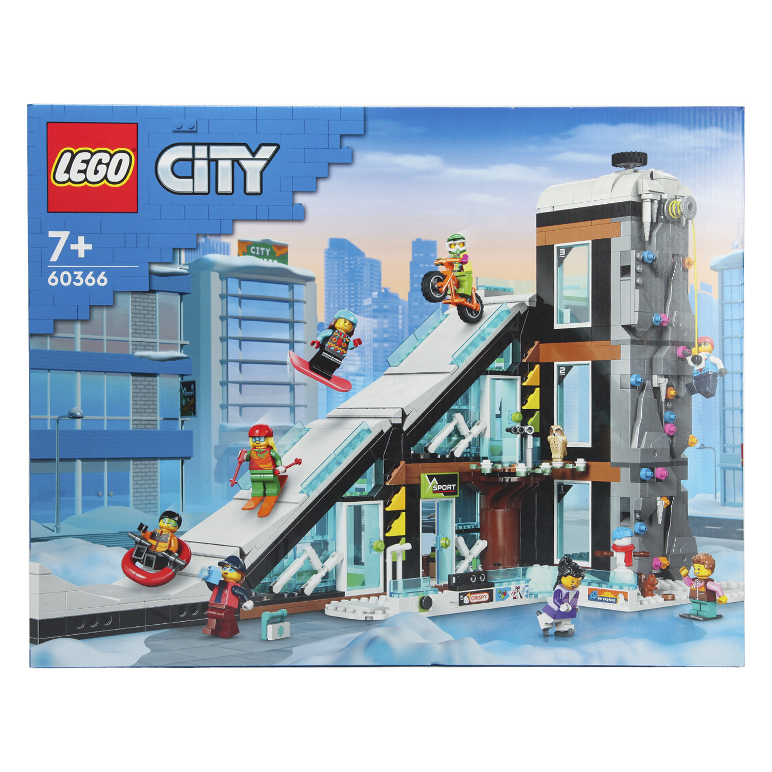 Конструктор LEGO City 60366 Горнолыжный и альпинистский центр