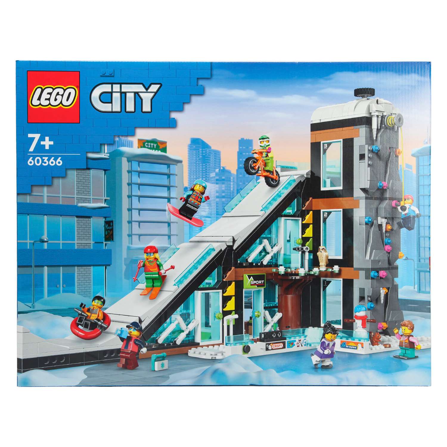 Конструктор LEGO City Ski and Climbing Center 60366 - фото 1