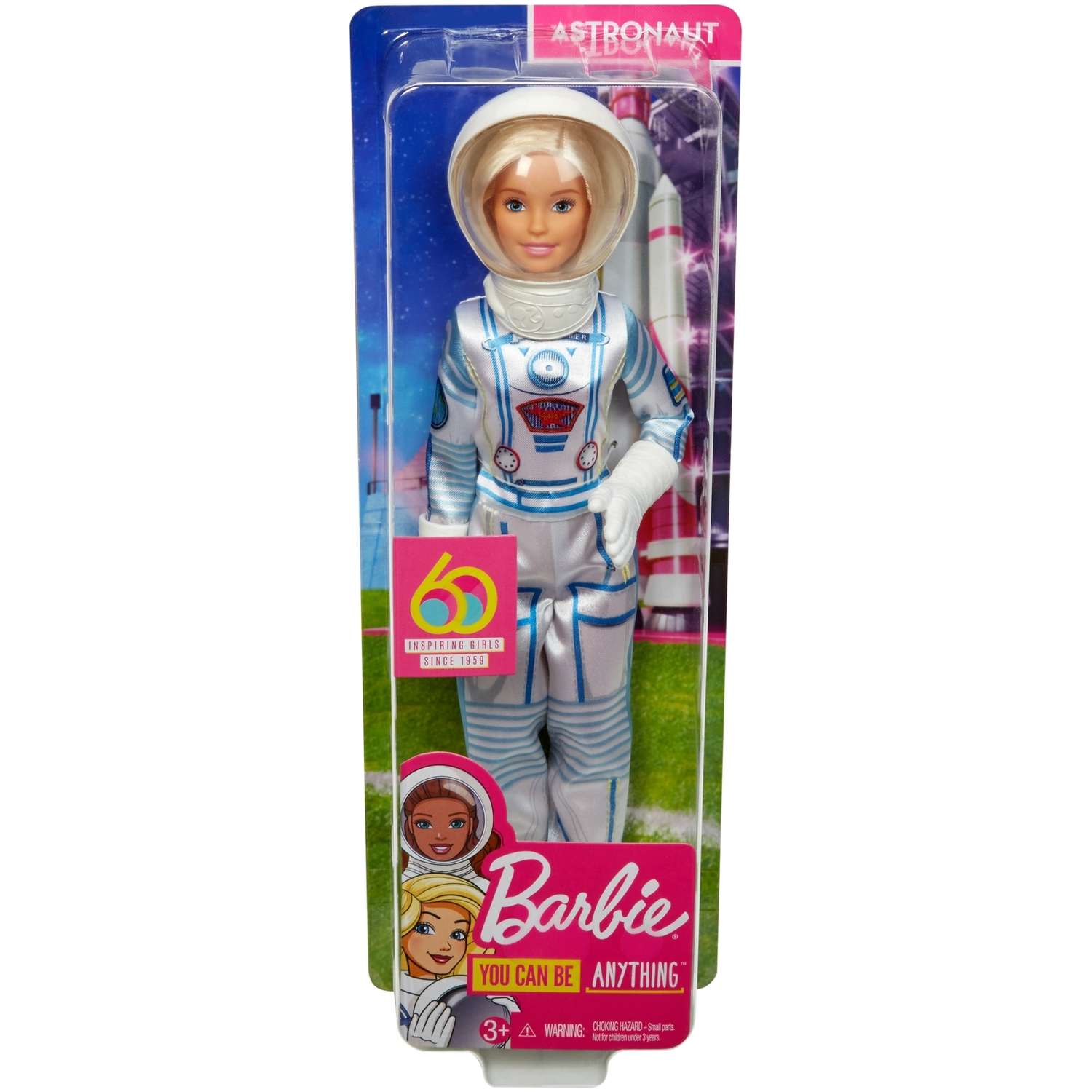 Кукла Barbie к 60летию Кем быть Космонавт GFX24 GFX23 - фото 2