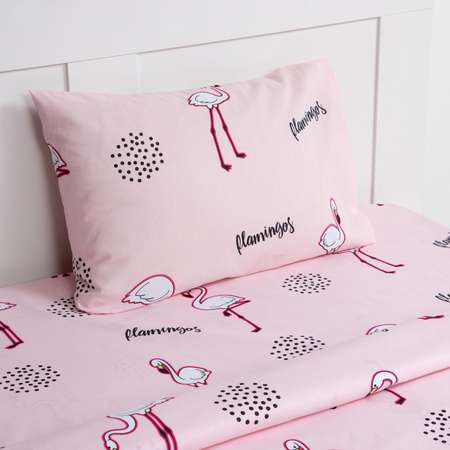 Комплект постельного белья Этель Flamingos полутороспальный 3 предмета