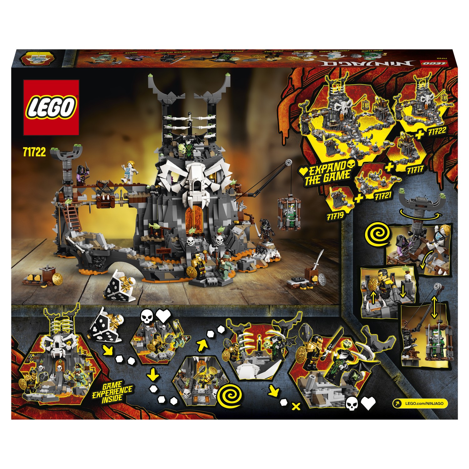 Конструктор LEGO Ninjago Подземелье колдуна-скелета 71722 - фото 3