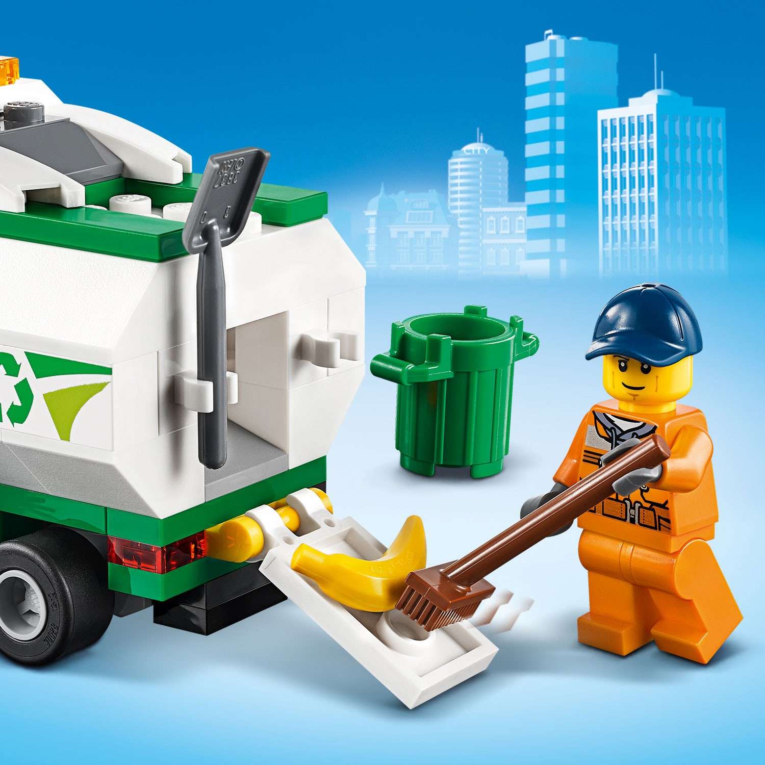 Конструктор LEGO City Great Vehicles Машина для очистки улиц 60249 - фото 11
