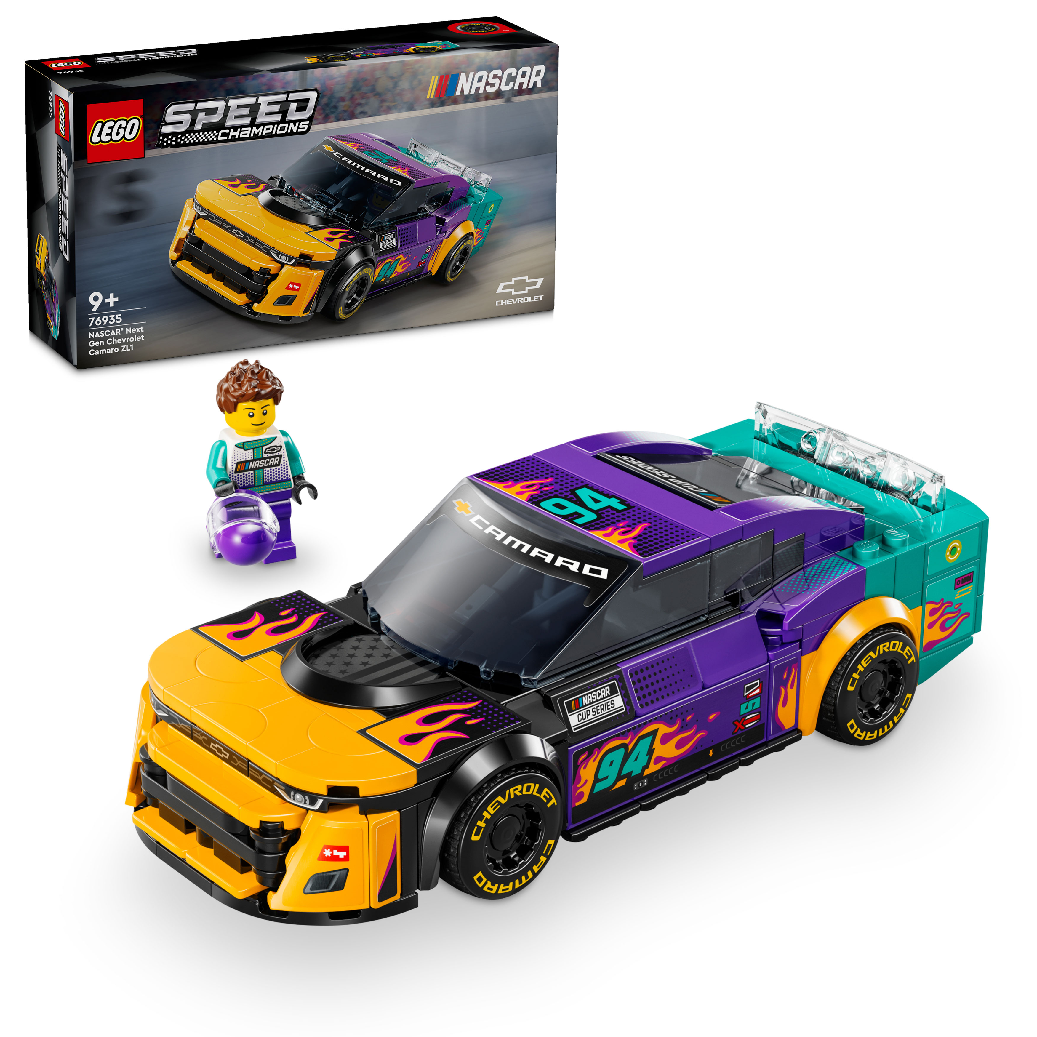 Конструктор LEGO Speed champions Следующее поколение Chevrolet Camaro ZL1 76935 - фото 1