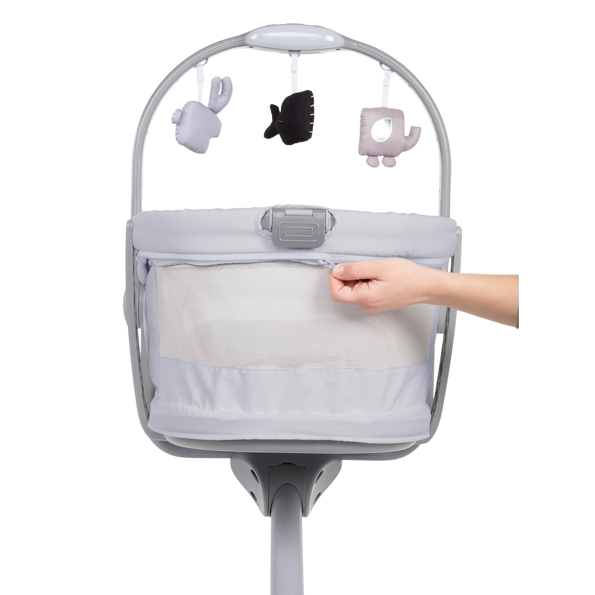 Кроватка стульчик chicco baby hug 4 в 1 air stone