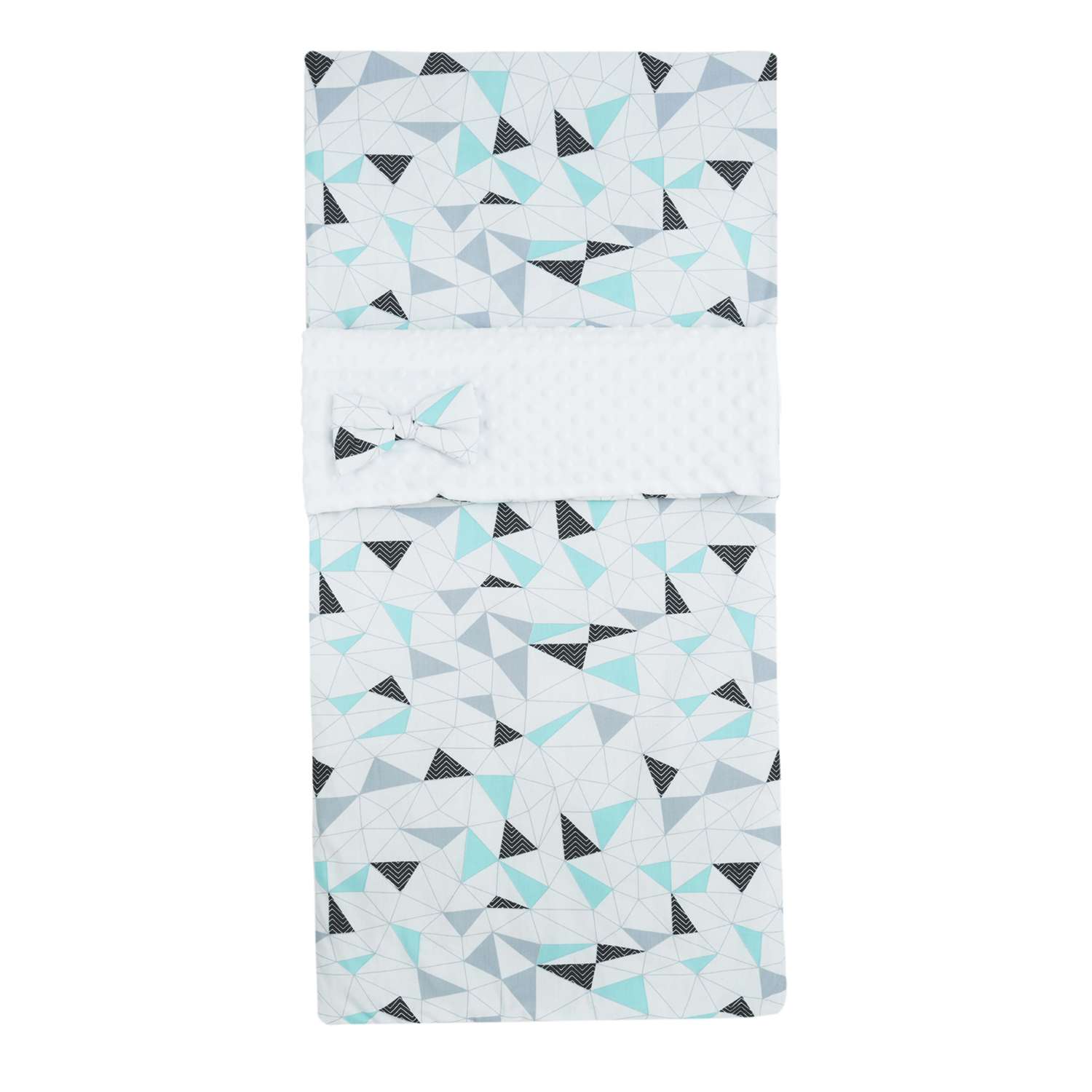 Одеяло-спальный мешок Amarobaby Mild Design Edition Фигуры Белый - фото 1