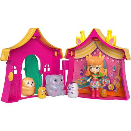 Набор игровой Enchantimals Домик-сюрприз Гризельды Жираффи HCF74