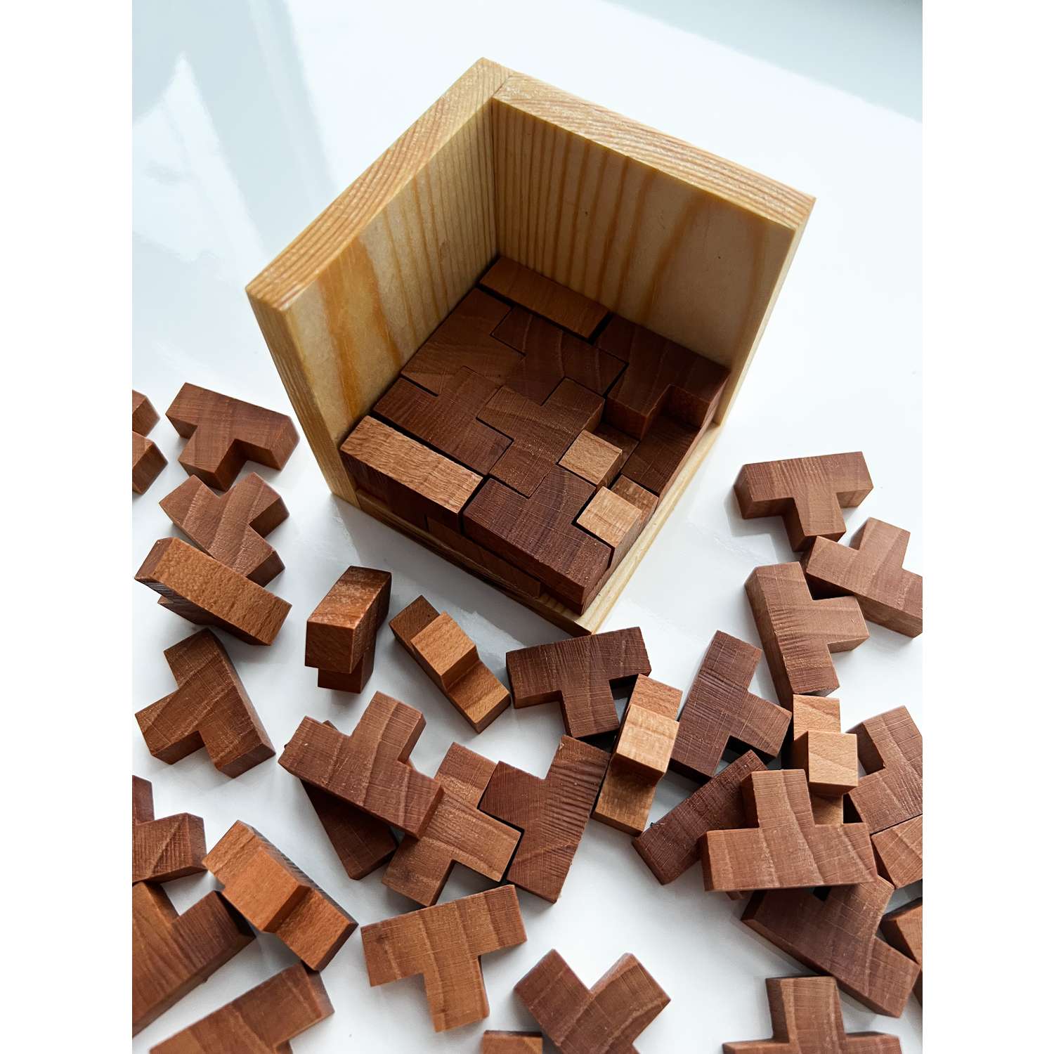 Головоломка KRONA куб деревянный - фото 4