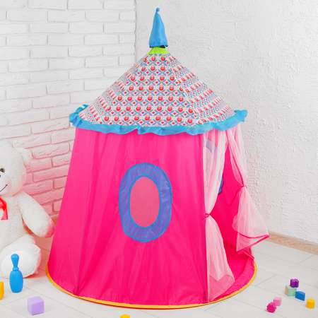 Палатка детская игровая Sima-Land Розовый шатер