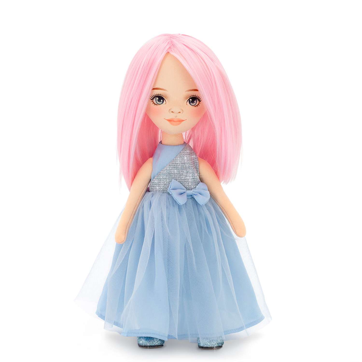 Кукла Orange Toys Sweet Sisters Billie в голубом атласном платье 32 см Серия Вечерний шик SS06-06 - фото 3