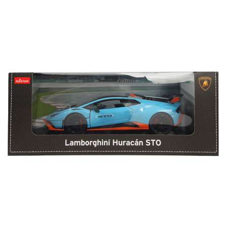 Машина Rastar 1:18 Lamborghini Huracan STO Голубая 63800 Rastar