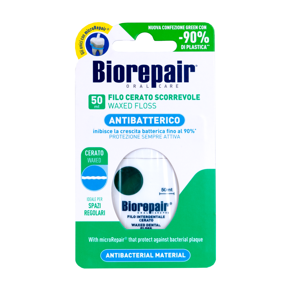 Нить зубная Biorepair Filo Cerato Scorrevole Вощеная скользящая 50 м - фото 6