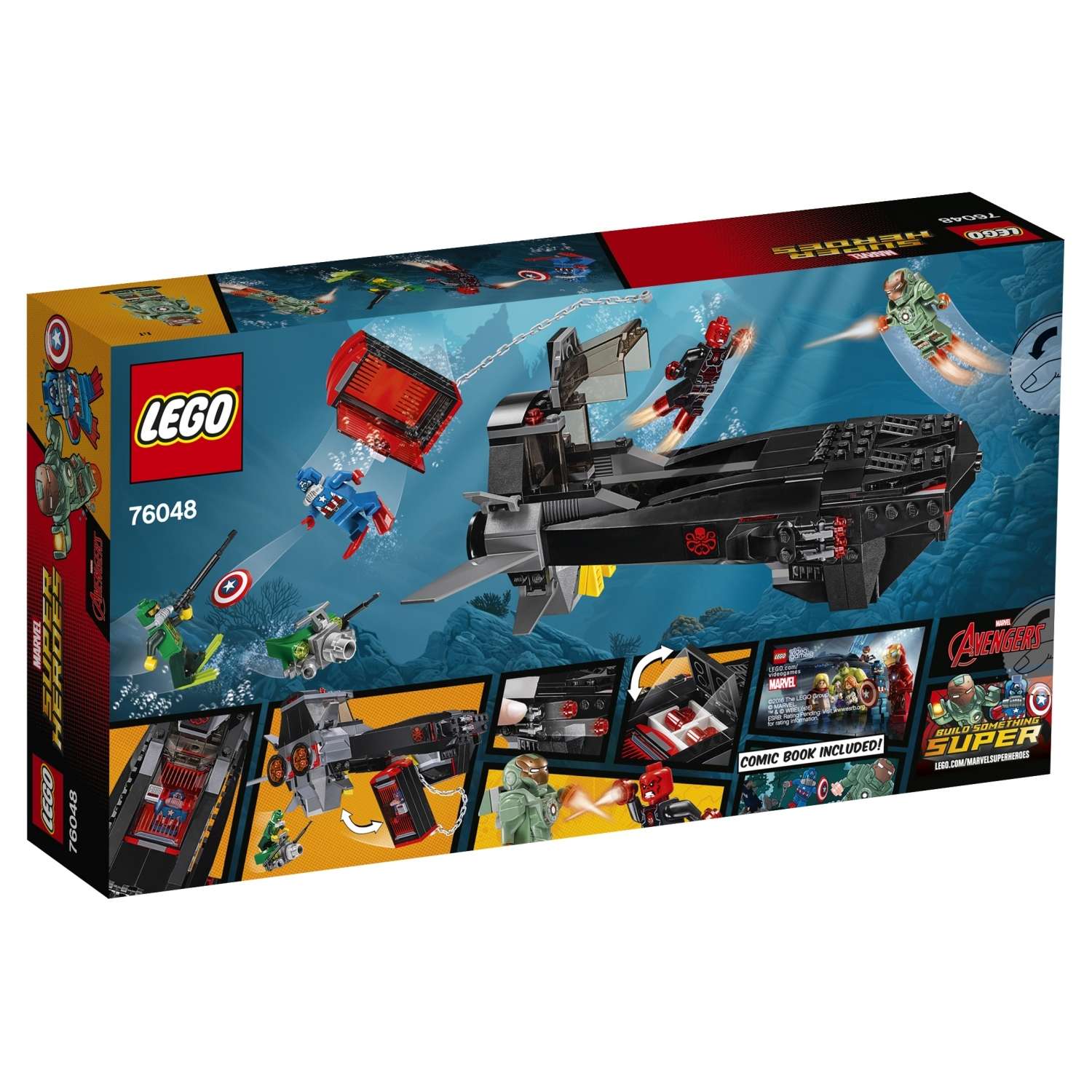 Конструктор LEGO Super Heroes Похищение Капитана Америка (76048) - фото 3
